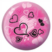 Viz-A-Ball Hearts Glow Image