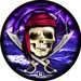 bowlingball.com Pirate Skull w Ship Ball Viz-A-Ball Image